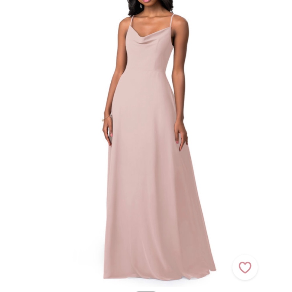 NEW Azazie Bridesmaid dress - size 6 dusty rose
